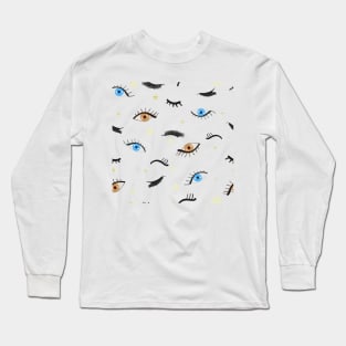 Beauty blue eyes II Long Sleeve T-Shirt